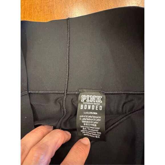 Woman’s Victoria’s Secret pink bonded mesh workout pants size large - Picture 5 of 6